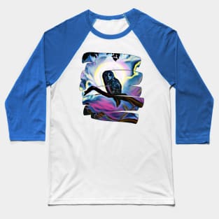 Owls Moon Baseball T-Shirt